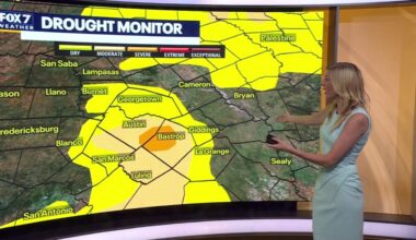 Triple-digit heat and expanding drought lock in across Central Texas for another week