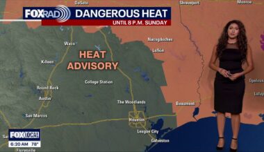 Extreme heat builds across Southeast Texas as Hurricane Lala impacts Hawaii