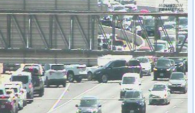 Motorcycle crash closes Sam Houston Tollway lanes