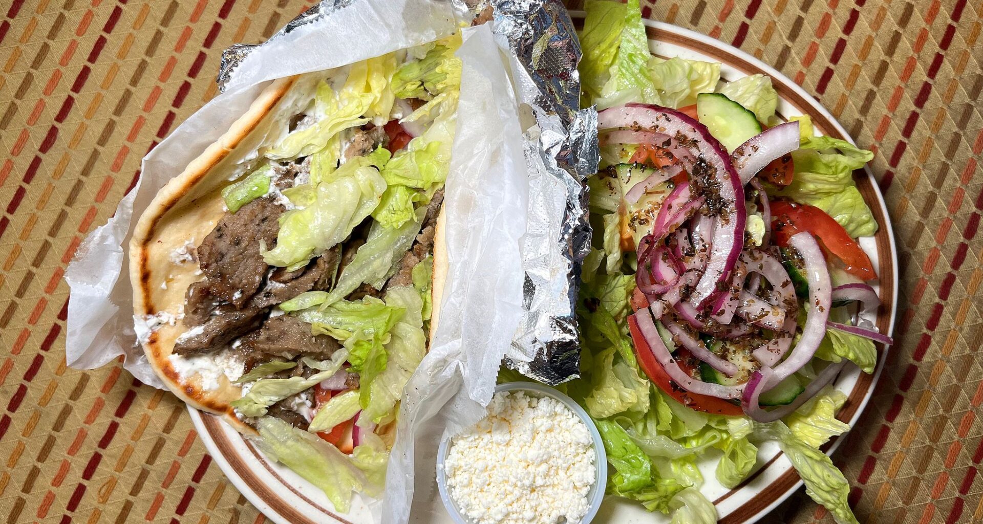 Zorbas serves one of San Antonio's Top 10 gyros.