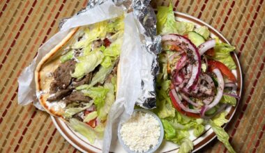 Zorbas serves one of San Antonio's Top 10 gyros.
