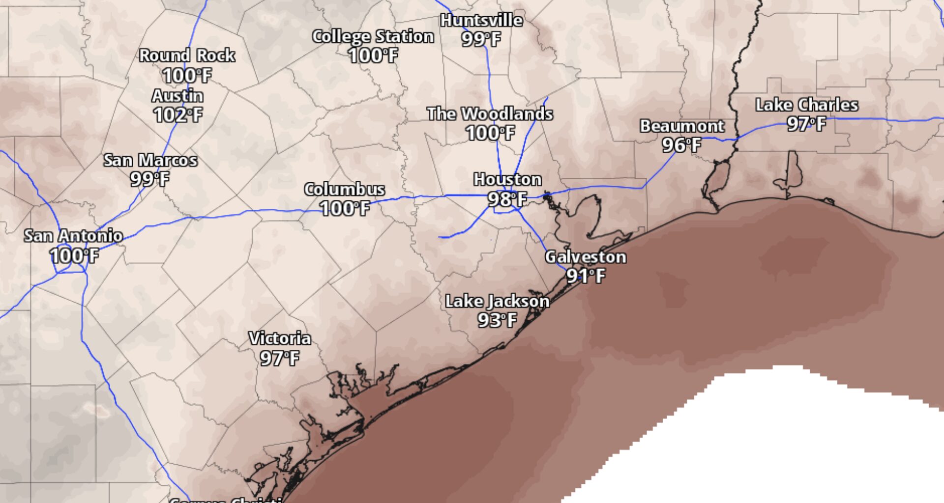 Houston weather forecast calls for multiple 100-degree days this week