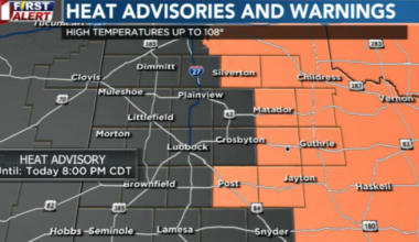 Heat Advisory in effect Tuesday afternoon as heat continues