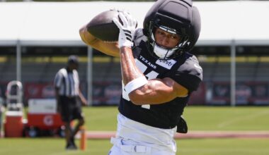 Houston Texans receiver Jayden Higgins injured in practice session