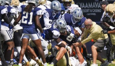 Cowboys camp observations: Dallas meets New Orleans for joint practice