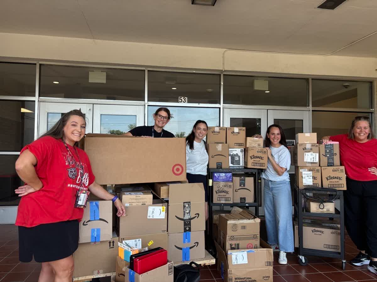 Lake Highlands Junior Women’s League collects more than 5,000 school supplies