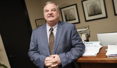 Dallas attorney Eric Reed, who is running as a write-in candidate for Dallas County district attorney, on Wednesday, Aug. 19, 2026 in Dallas.