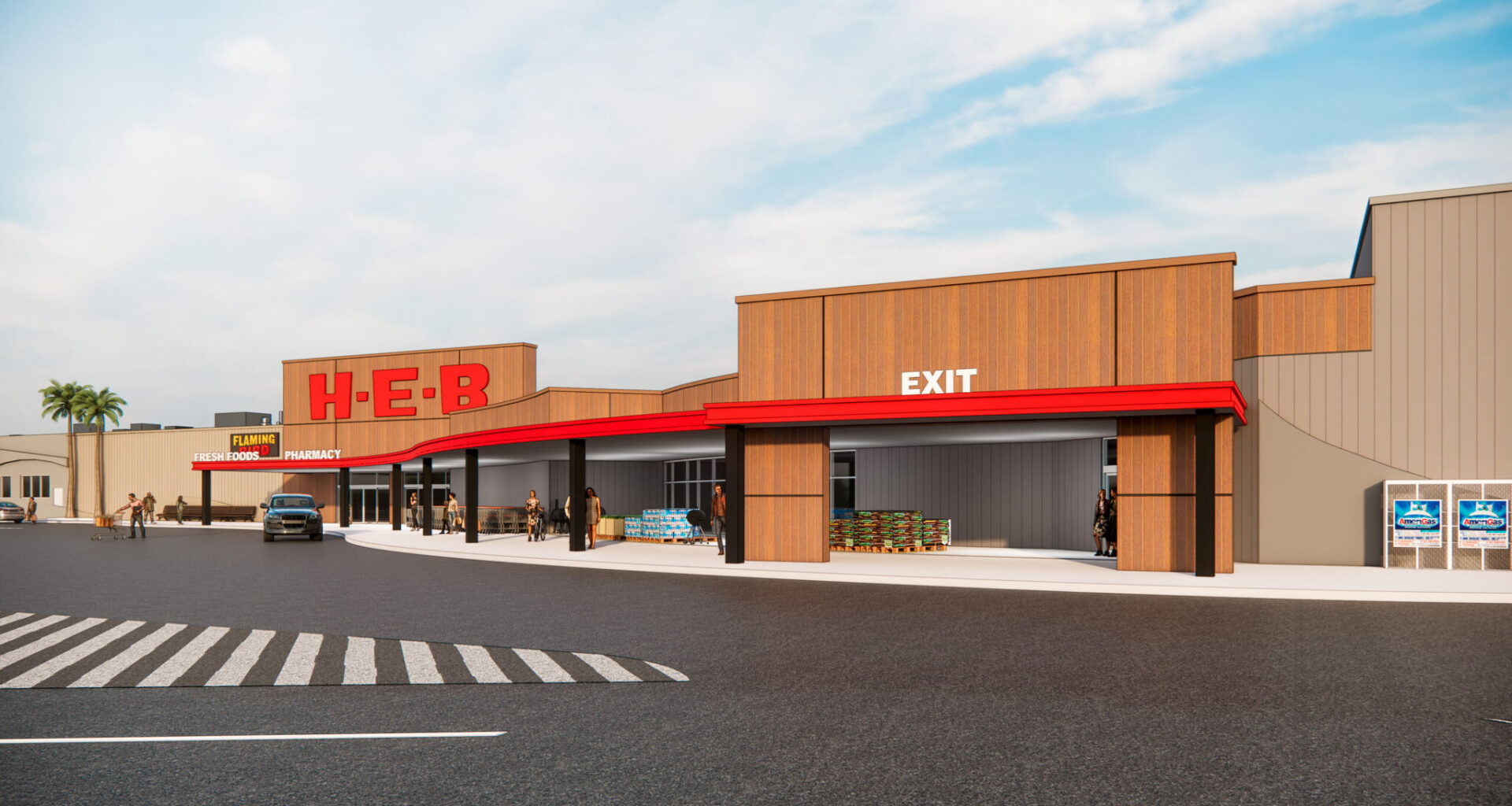 Laredo H-E-B remodel adds new facade and food options