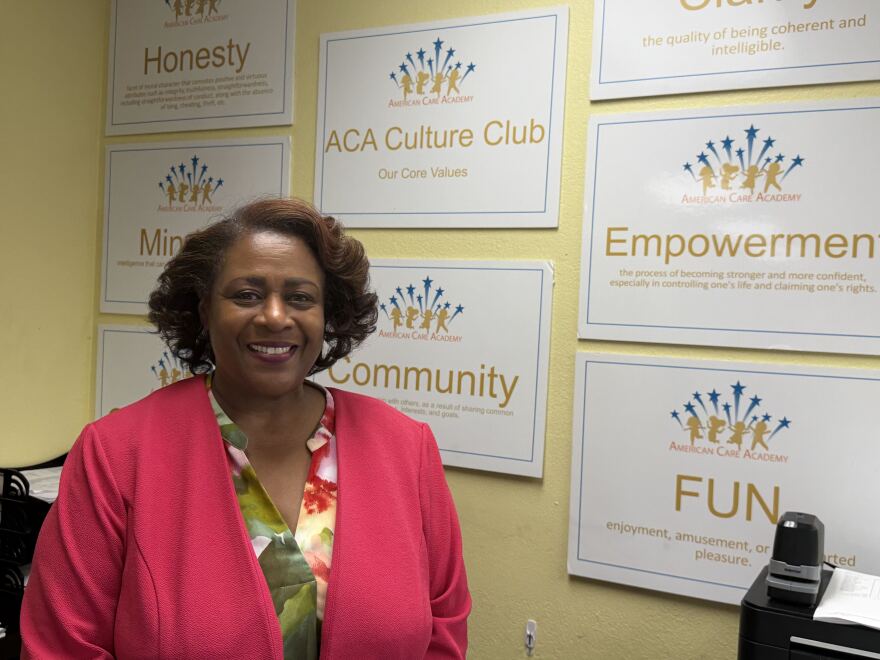 Director Patricia Williams runs American Care Academy. She has been working in child care for more than 25 years.