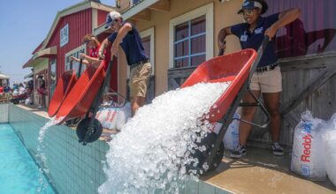 Katy's Typhoon Texas water park to dump ice into wave pool Saturday
