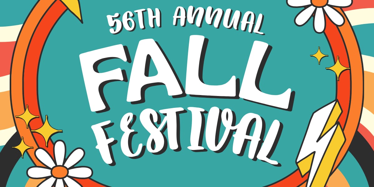 Booth and tent space available for 56th annual Fall Festival