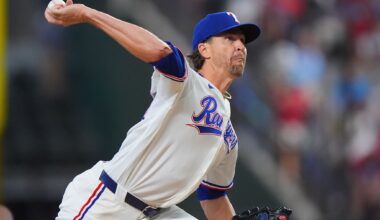 Rangers' Jacob deGrom reaches 2,000 strikeouts in 2nd-fewest games and innings pitched