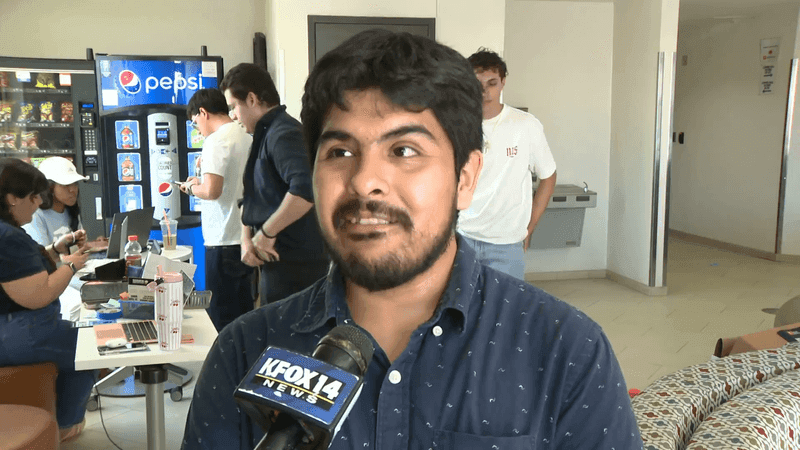 UTEP Resident Assistant Yerik Torres. Aug. 20, 2026. Credit: KFOX14/CBS4