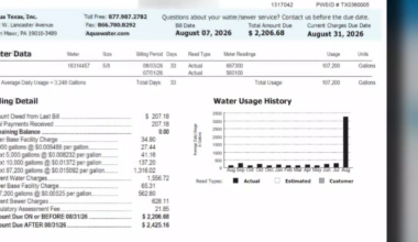 Another Aqua Texas customer gets water bill for more than $2,000 for allegedly using 107,000 gallons of water