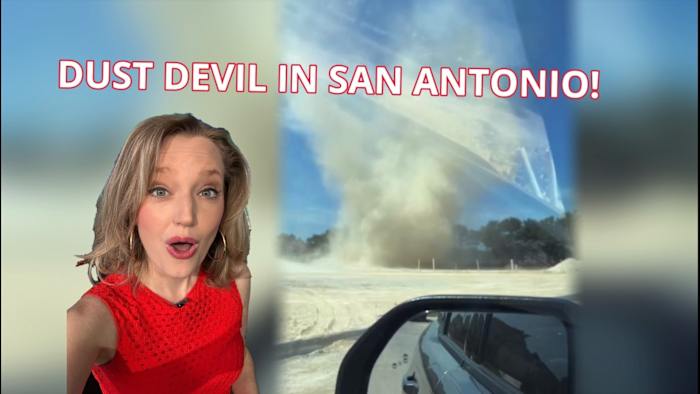 CHECK THIS OUT: Dust devil spotted in San Antonio