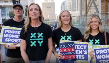 Mom of ex-SJSU volleyball star Brooke Slusser leads 8th 'Sophie Night' rally in Dallas before Fever vs Wings