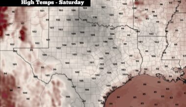 Parts of Texas will hit 110 degrees this weekend. Here’s where.