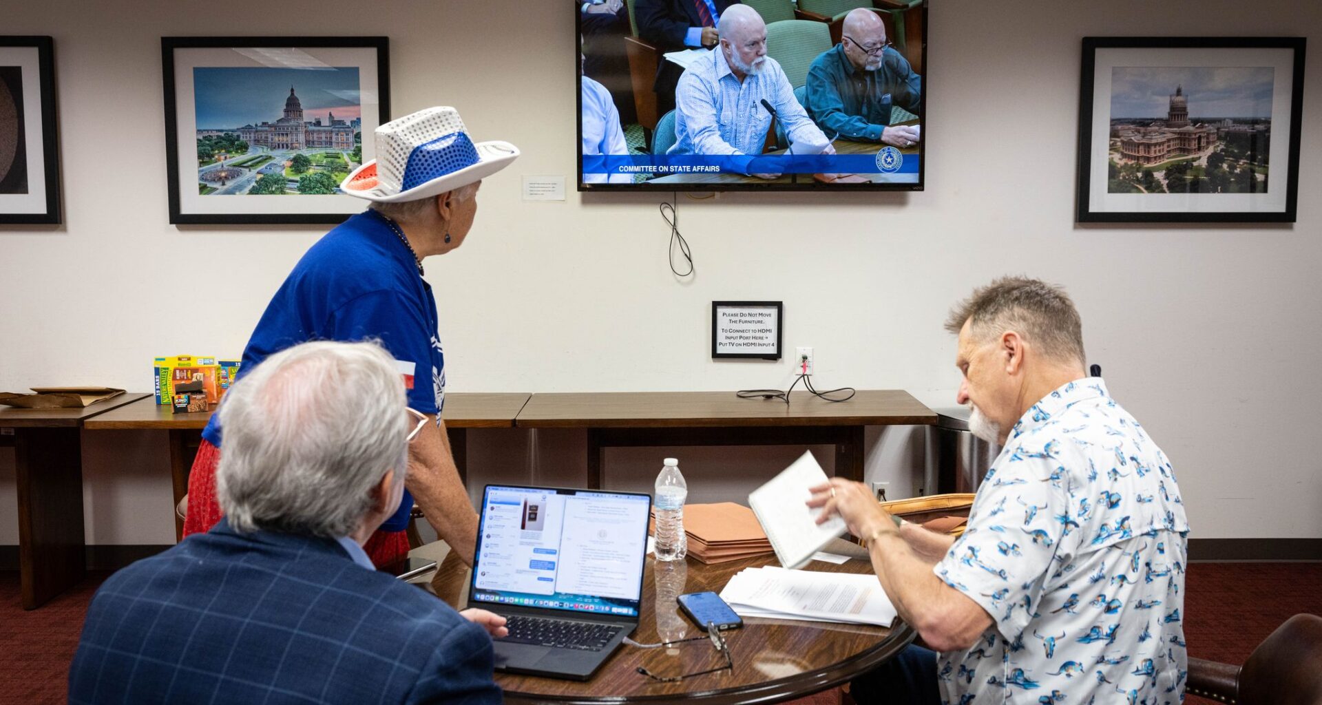 Landowners take fight against the 765-kV to the Capitol