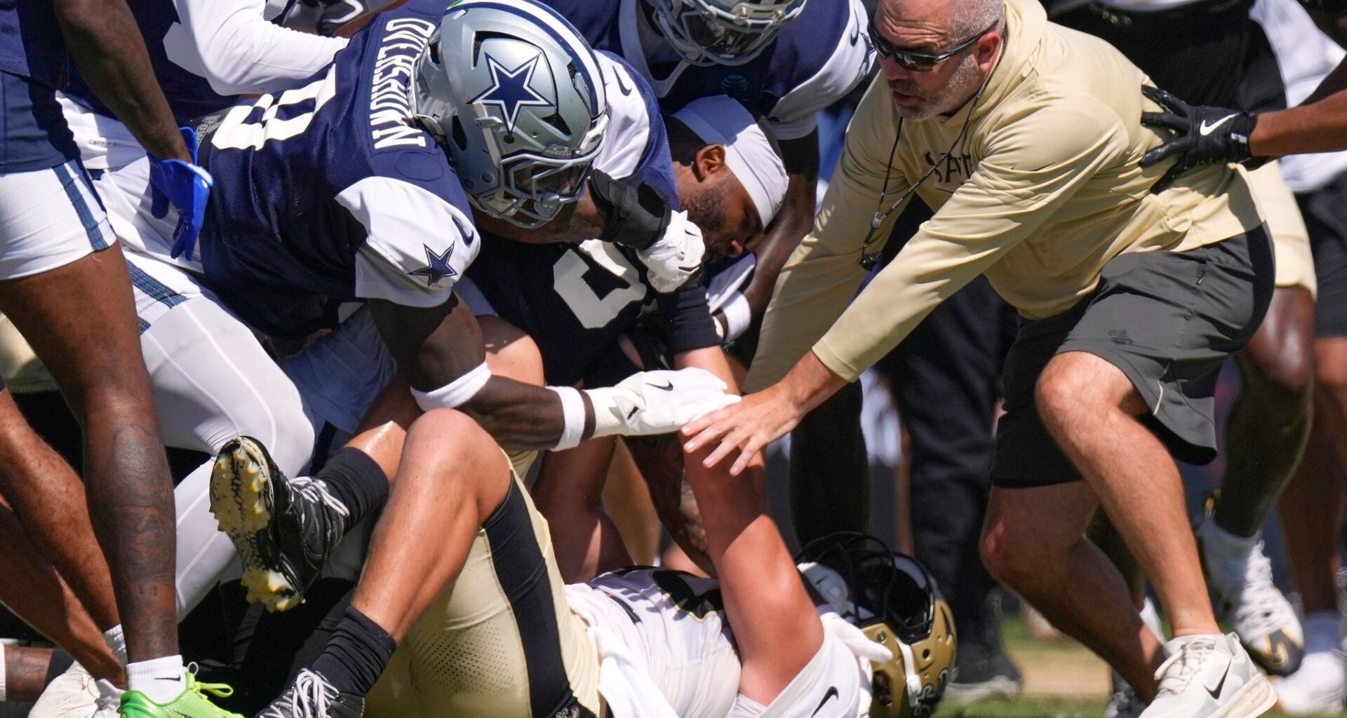 Tempers are flaring, fists are flying around the NFL during joint practices