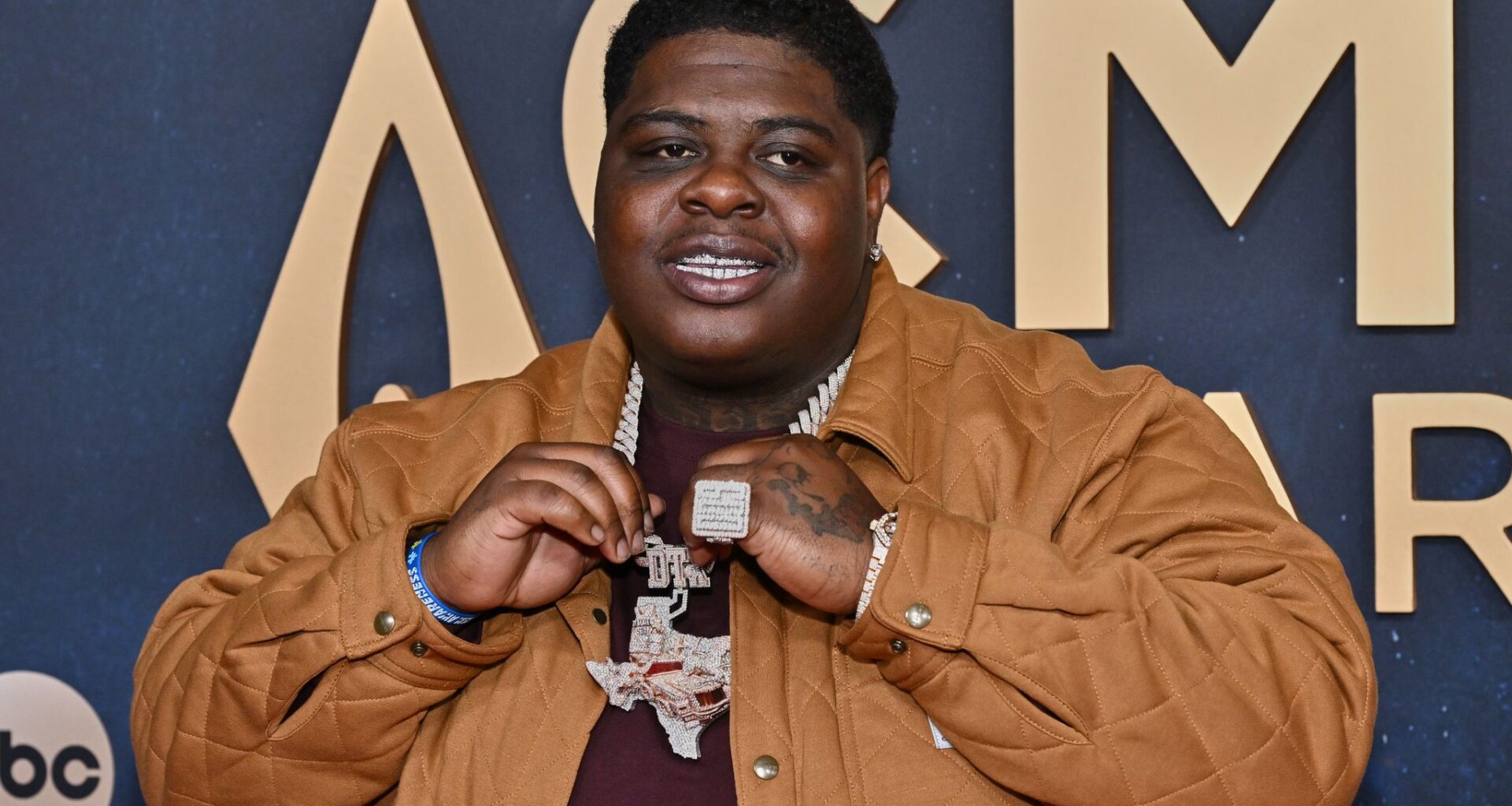 BigXthaPlug arrives at the 59th Annual Country Music Association Awards on Wednesday, Nov. 19, 2025, at Bridgestone Arena in Nashville, Tenn. (Photo by Evan Agostini/Invision/AP)