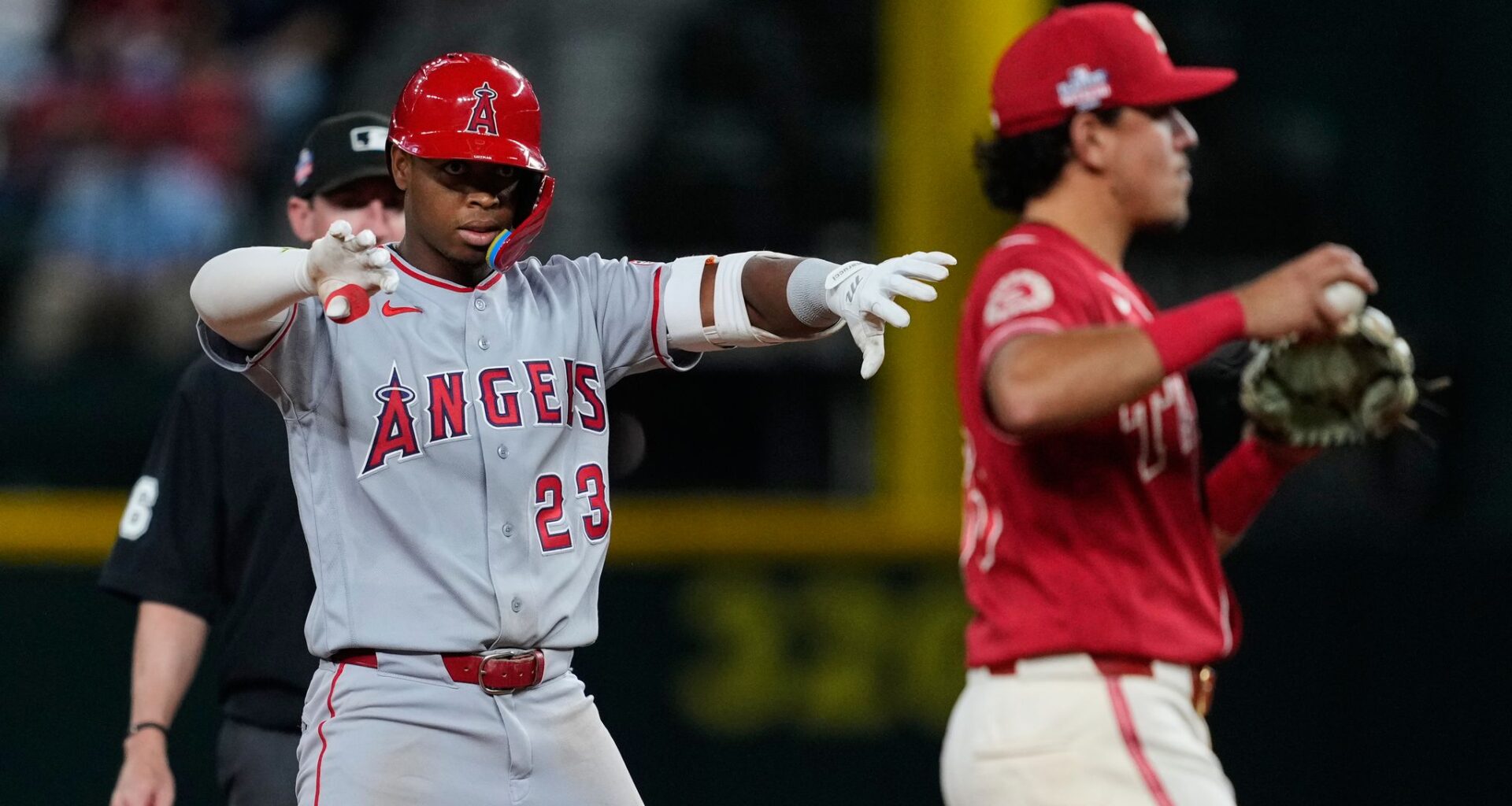Scoreless through 9, Rangers beat Angels 2-1 as Langford has tying RBI then scores winner in 10th