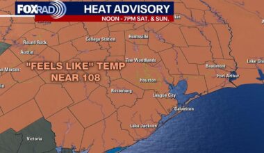 Houston weather: Heat advisory in effect this weekend