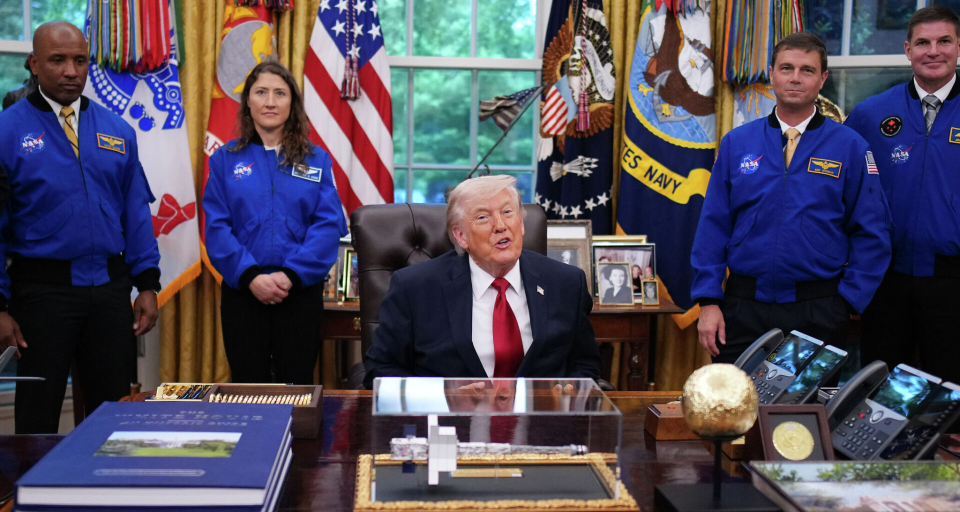 Trump is coming to Houston to honor astronauts at Johnson Space Center