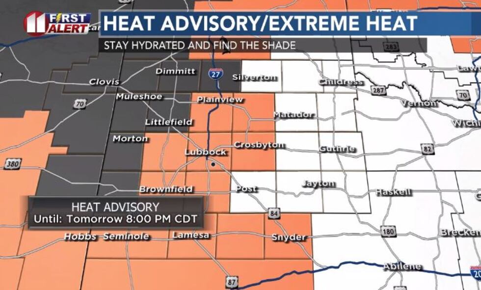 Another Hot day for the South Plains