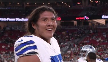 Dallas Cowboys rookie Shiyazh Pete earns standing ovation during preseason game