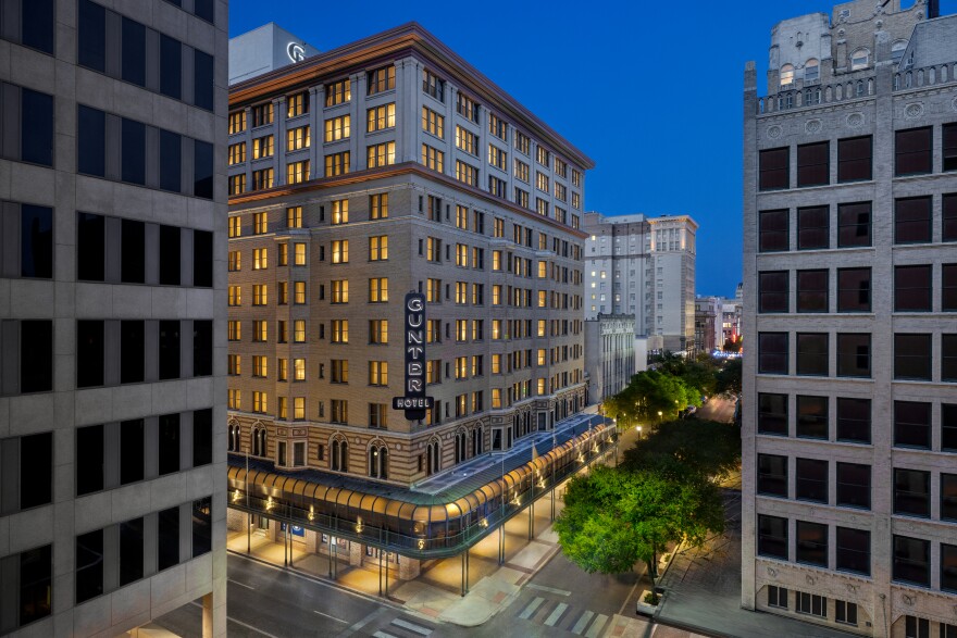 The Gunter Hotel at 311 N. St. Mary's St. in San Antonio, TX.