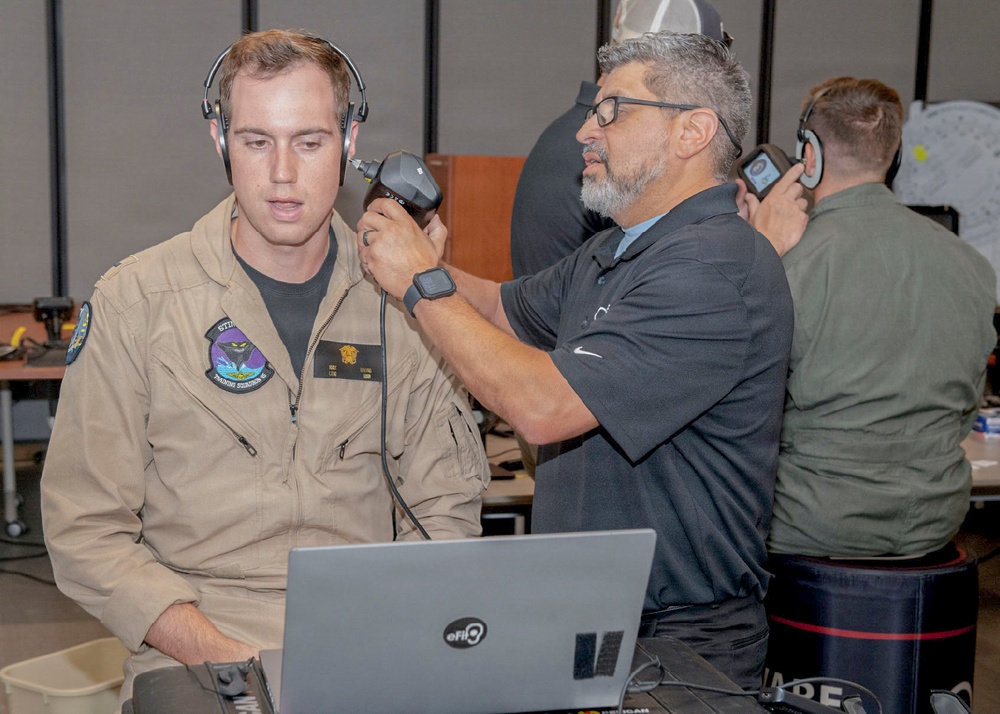 SNA Receives Ear Mapping Scan for Customized Hearing Protection Program