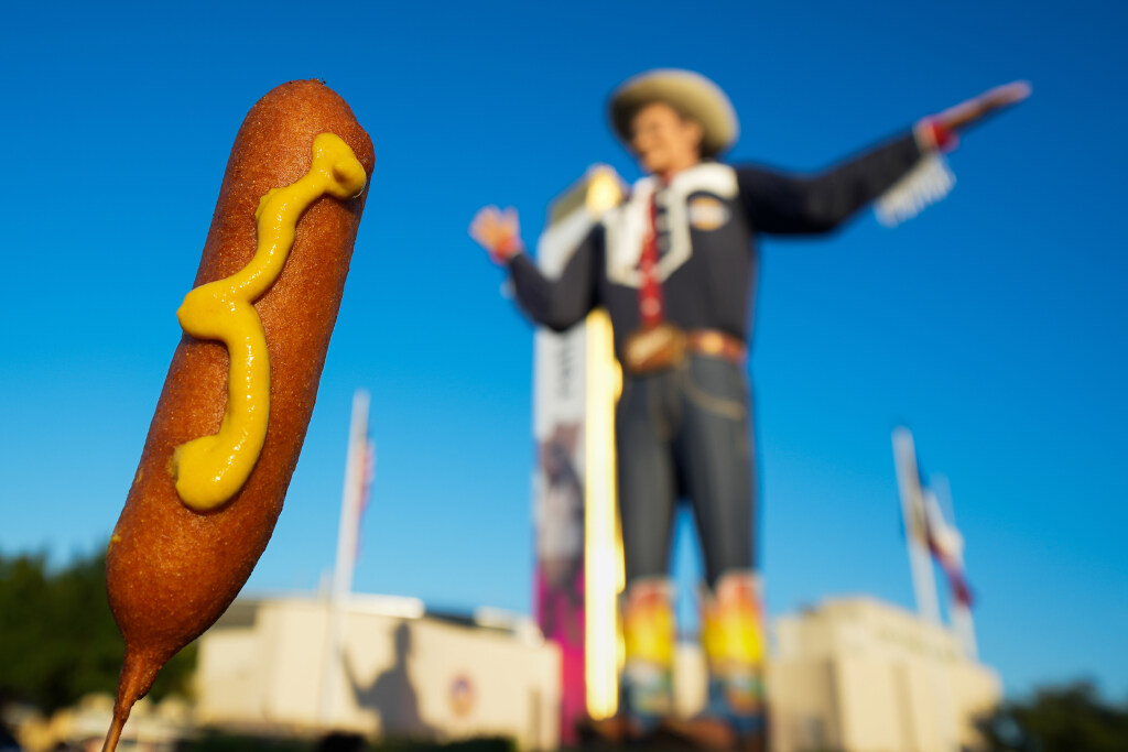 All Fletcher’s corny dogs cost less than $10 at the Texas State Fair