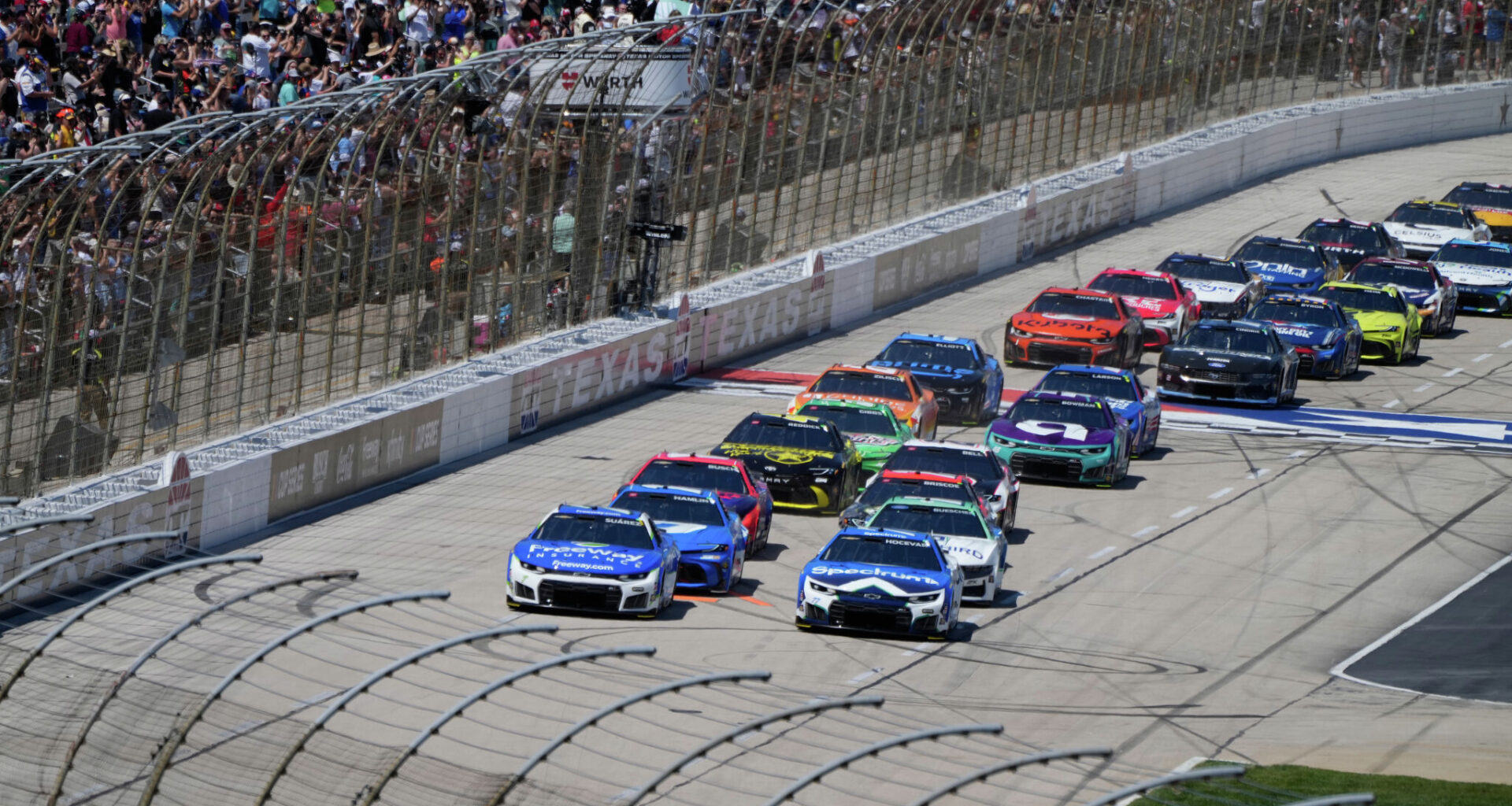 When will Fort Worth's Texas Motor Speedway host NASCAR races in 2027?