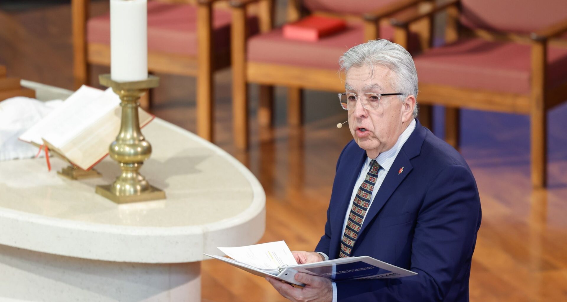 UMC bishop addresses Highland Park UMC congregation