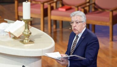 UMC bishop addresses Highland Park UMC congregation