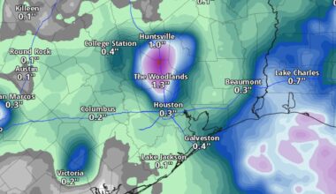Houston rain timeline and forecast for Thursday storms