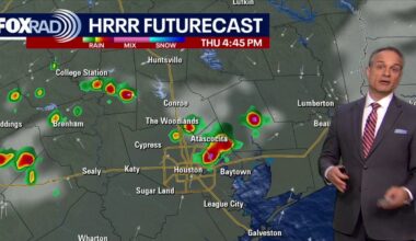 Houston weather: Scattered showers Thursday, rain chances Friday