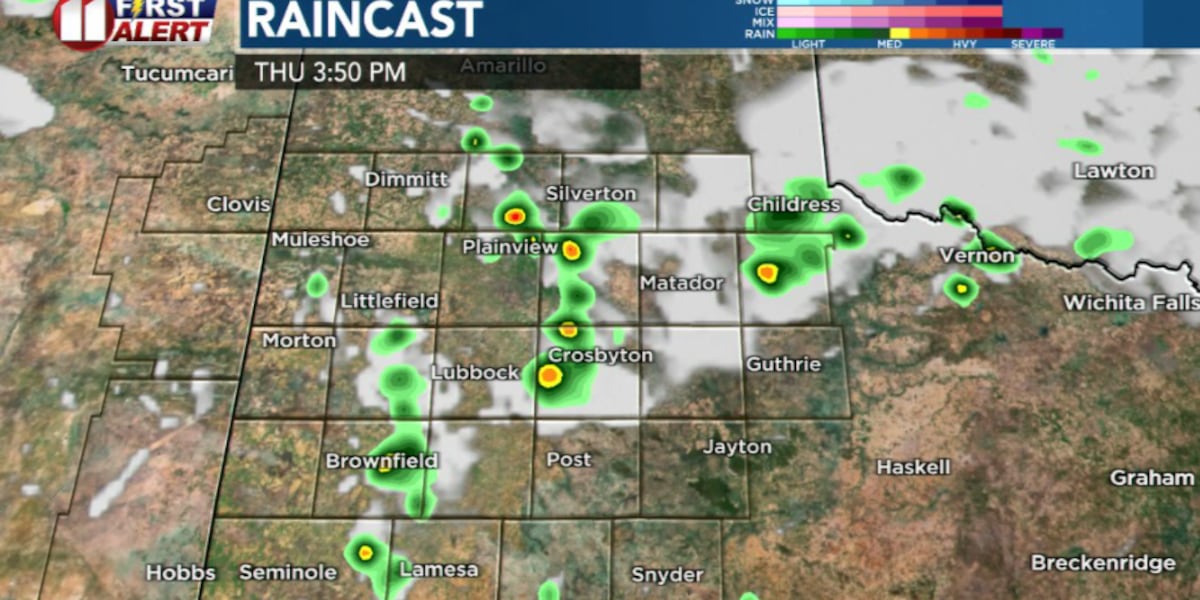 Morning storms linger; Cooler Thursday with additional storm chances