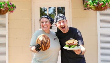 Spread The Loaves owner Sophie Jeffery and chef Justin Sparkman.