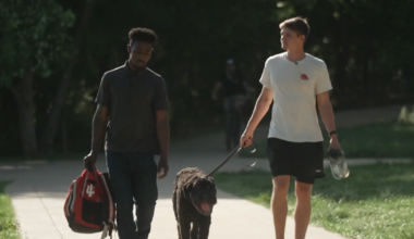 A former Indiana football star had fallen on hard times. A chance encounter with a fellow Hoosier gave him a new lease on life.