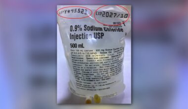 Baxter IV saline recalled in Texas over fiberglass risk