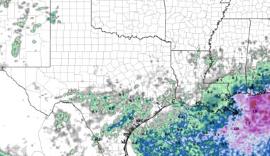 Houston weekend weather brings isolated storms as drought spreads