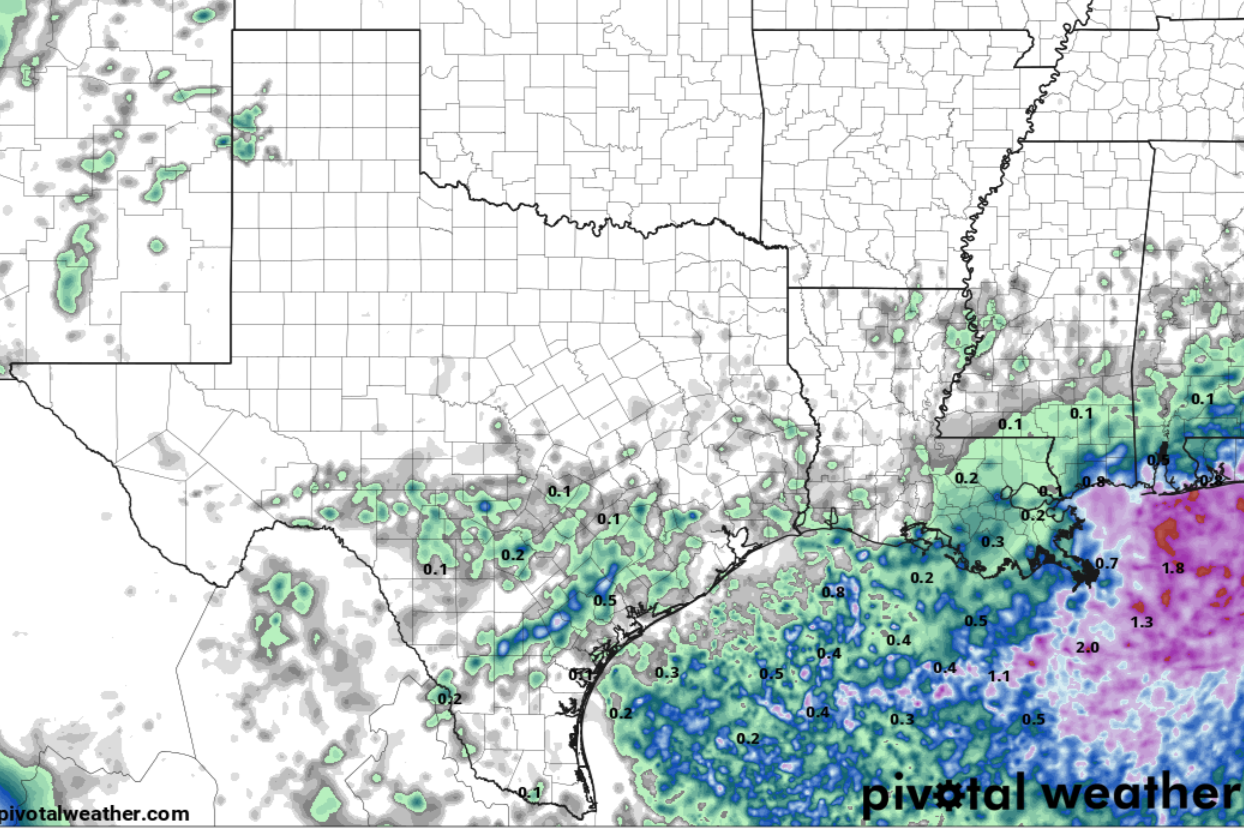 Houston weekend weather brings isolated storms as drought spreads