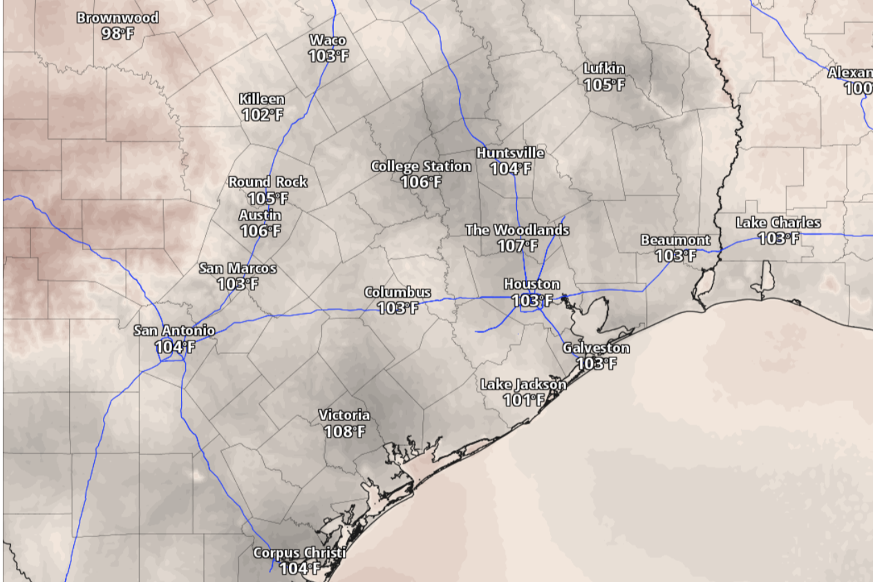San Antonio to get a break from triple-digit heat. Is rain returning?
