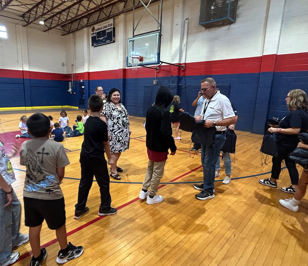 Donation from Optimum at Boys & Girls Club in Lubbock Aug. 28, 2026.