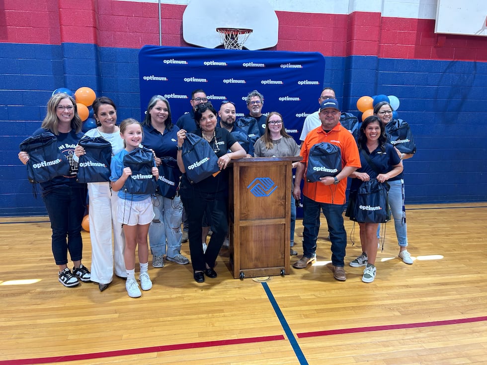 Donation from Optimum at Boys & Girls Club in Lubbock Aug. 28, 2026.