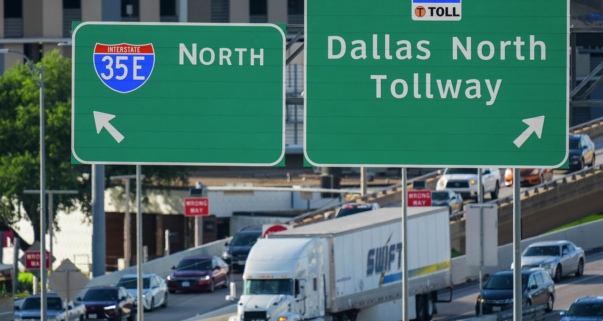 I-35E and the Dallas North Tollway.