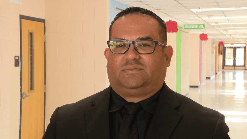 Canutillo ISD Superintendent Josue Borrego. Aug. 26, 2026. Credit: KFOX14/CBS4