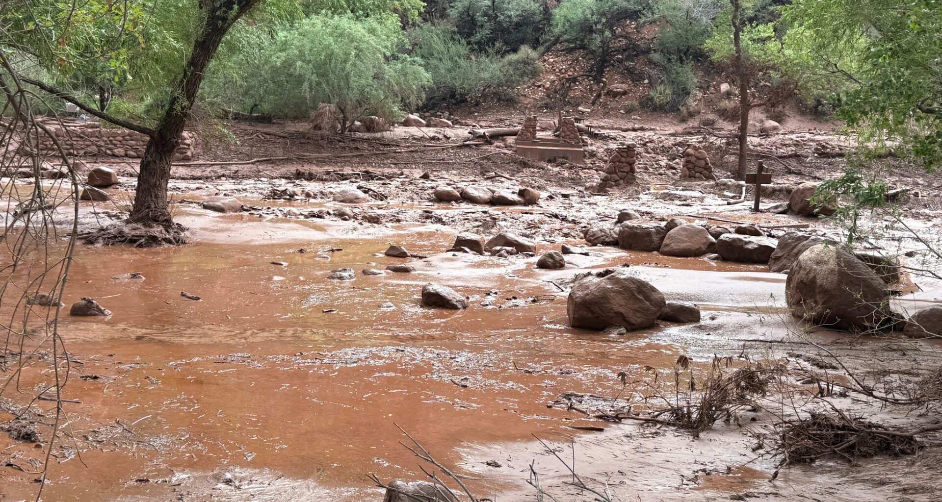 Dozens evacuated from Grand Canyon after flash flood hits creek leading to the Colorado River