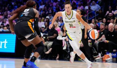 Shepard has 22nd double-double this season, Wings beat Sun 97-71